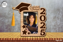 Graduation Photo Frame Laser Cut | Tassel Holder | SVG Product Image 1