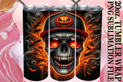Joyful Spirits 20oz tumbler wrap, Skull Product Image 1