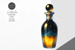Halloween clipart, Potion bottle clipart, Kids Halloween Product Image 1