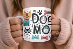 Dog Mum Mug Wrap Dog Lovers Mug Wrap Sublimation Product Image 2