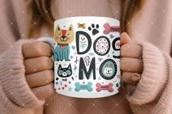 Dog Mum Mug Wrap Dog Lovers Mug Wrap Sublimation Product Image 2