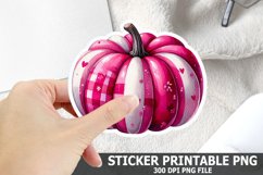Halloween Pumpkin Sticker| Halloween Sticker PNG Design Product Image 1