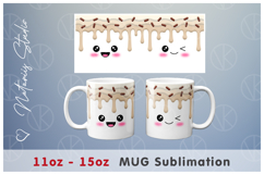 2 Funny Kawaii Designs. 11oz-15oz Coffee Cocoa Mug Product Image 2