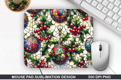 Christmas Mouse Pad Sublimation, Christmas Mouse Pad PNG Product Image 1