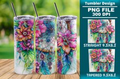 Dreamcatcher 20oz skinny Tumbler wrap design png Product Image 1