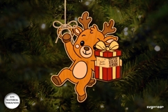 Santa Trackers Ornament Bundle | Glowforge | Laser Cut Product Image 9
