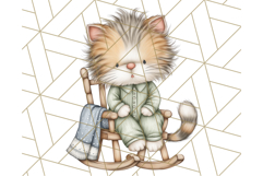Christmas Pets in Pajamas Clipart PNG, Christmas Png Clipart Product Image 2