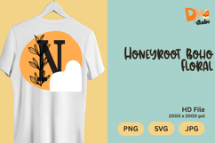Honeyroot Boho Floral Monogram Product Image 1