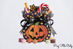 Halloween Trick Or Treat Bag Clipart PNG Product Image 1