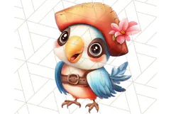 Cartoon Pirate Kids and Animals PNG Clipart for Fun Designs Product Image 2