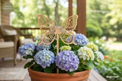 Butterfly Garden Stake Laser Cut | Glowforge | SVG Product Image 1