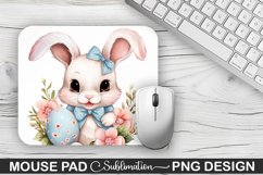 Easter Bunny Sublimation Mouse Pad PNG Design Product Image 1