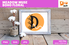 Meadow Muse Boho Floral Monogram Product Image 1