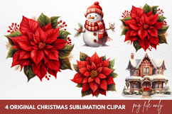 Original Christmas Sublimation Clipart Product Image 1