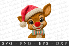 Christmas Deer Clipart PNG | Christmas png Season Png Product Image 1