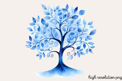 Pastel Spring Trees Clipart Bundle PNG Product Image 2