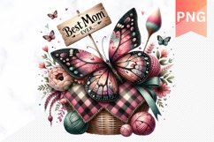 Best Mom Ever Butterfly Sublimation - Mom Sublimation Product Image 1