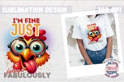 Funny Sarcasm Sublimation design PNG Quote Animal Product Image 1