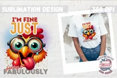 Funny Sarcasm Sublimation design PNG Quote Animal Product Image 1