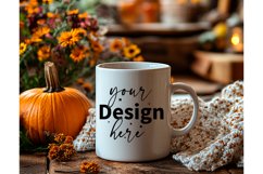 Thanksgiving 11oz white blank Coffee Mug Mockup Product Image 1