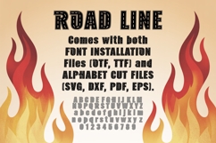 Road Fonts | Road Alphabet Racing Letters | Highway Font Product Image 4