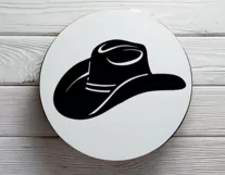 Cowboy hat SVG, PNG cricut, Western hat silhouette clipart Product Image 5