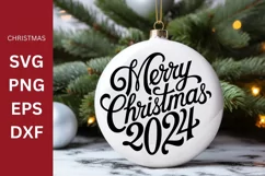 Christmas SVG, Merry Christmas, Christmas ornament Product Image 1