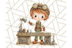 Cute Career Clipart Watercolor Professions Clip Art for Kids Product Image 2