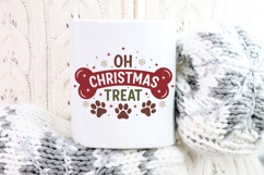 Oh Christmas Treat Svg, Dog Christmas Svg, Dog Treat Svg. Product Image 9