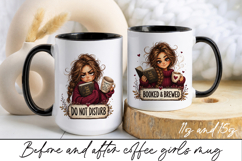 Before and After Coffee Girl Mug Wrap Sublimation BUNDLE Product Image 12