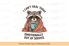 Mental Health Quote Sublimation, Self-Care Sticker Design, Product Image 1