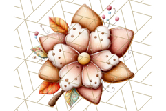 Fall Cookie Clipart PNG, Autumn Sweets Pumpkin Cookies Product Image 2