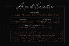 August &amp; LENGKING Script &amp; Display 6 Font Product Image 13