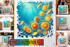 Sweet TSHIRT Designs PNG, 3D Fruits Product Image 1