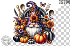 Halloween Kitchen Gnome Sublimation - Clipart PNG Design Product Image 1