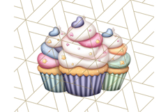 Princess Tea Party PNG Clipart with Teacups &amp; Fancy Treats Product Image 2