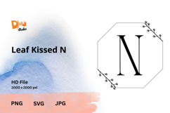 Leaf Kissed Monogram Product Image 1