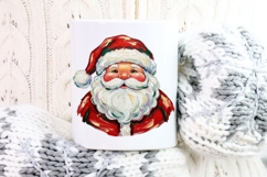 Santa Claus sublimation Png, Vintage Christmas Santa Png. Product Image 6
