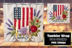 GORGEOUS PNG Tumbler Design 20oz , Patriotic Product Image 1