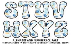 Graduation Alphabet png clipart, graduation letters doodle Product Image 4