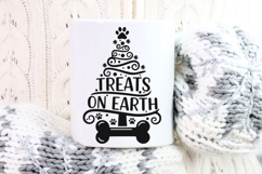 Treats On Earth Svg, Christmas Dog Svg, Holiday Treats Svg. Product Image 9