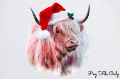 Retro Pink Christmas Sublimation Clipart PNG Product Image 1