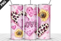 Lovely Hearts Tumbler Design | Valentine&#039;s Day Tumbler Wrap Product Image 3