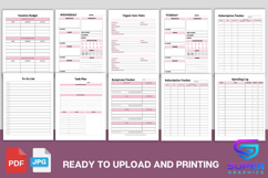 All-In-One Ultimate Life &amp; Wellness Planner Canva Bundle KDP Product Image 4