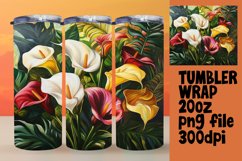 Creative Oil Flower Wrap for Sublimation Tumblers Product Image 1