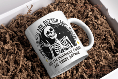 Funny skeleton svg, Sarcastic Funny svg, Humor svg Product Image 4