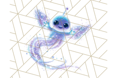 Alien Christmas Clipart, Cute Outer Space Holiday PNG Product Image 2