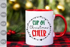 Cup Of Christmas Cheer SVG Design Product Image 1