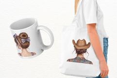 Messy Bun Woman Clipart Huge Bundle Product Image 10