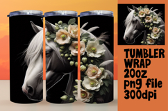 Custom 20oz Tumbler Gift Design , Horse Product Image 1
